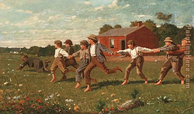 Winslow Homer Snap the Whip